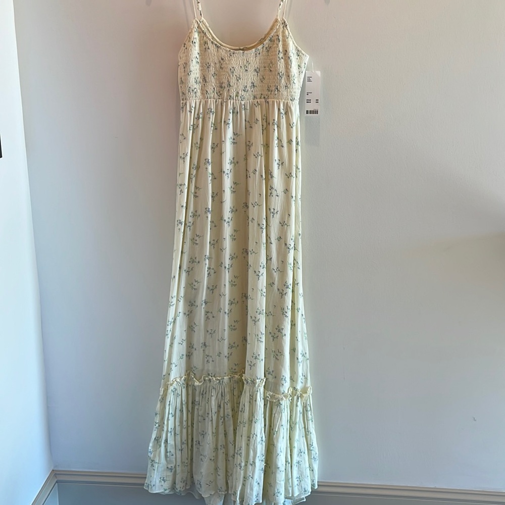⚡️LAST CHANCE⚡️ NWT Urban Outfitters yellow floral maxi dress